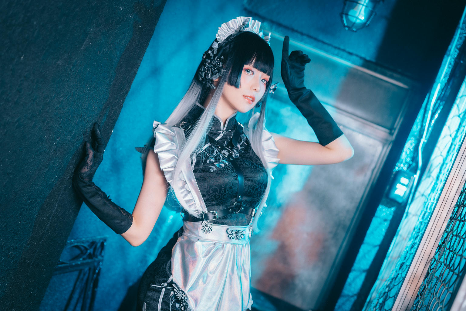 ElyEE子 NO.131 賽博女仆Melanite黑榴石[30P-102.6M]_第2集