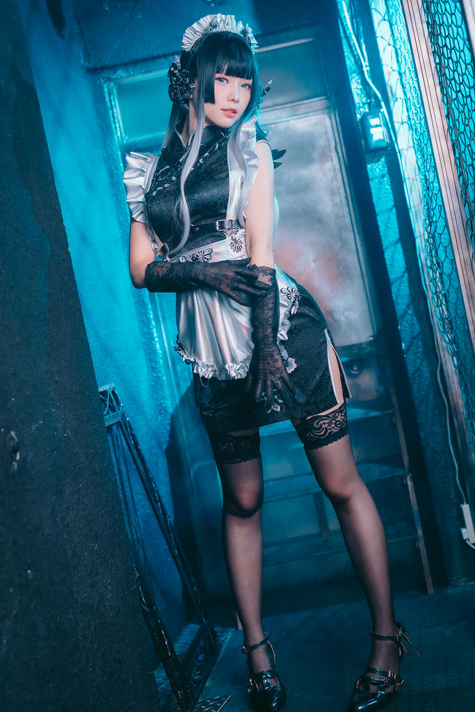 ElyEE子 NO.131 賽博女仆Melanite黑榴石[30P-102.6M]_第2集
