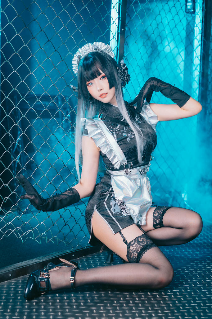 ElyEE子 NO.131 賽博女仆Melanite黑榴石[30P-102.6M]_第2集