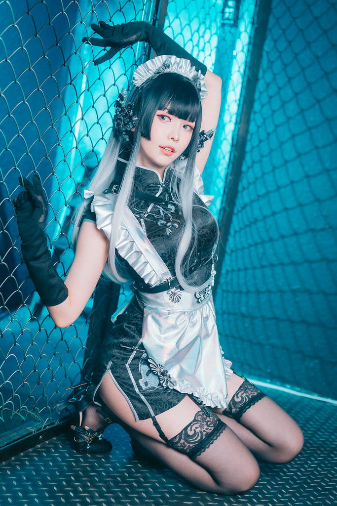 ElyEE子 NO.131 賽博女仆Melanite黑榴石[30P-102.6M]_第1集