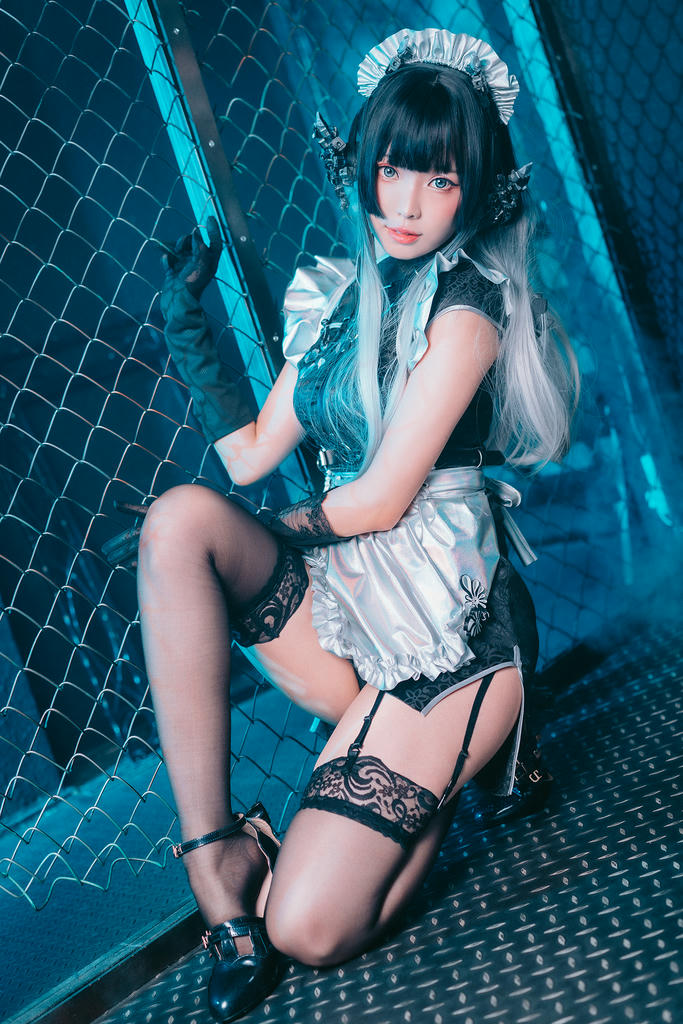 ElyEE子 NO.131 賽博女仆Melanite黑榴石[30P-102.6M]_第1集