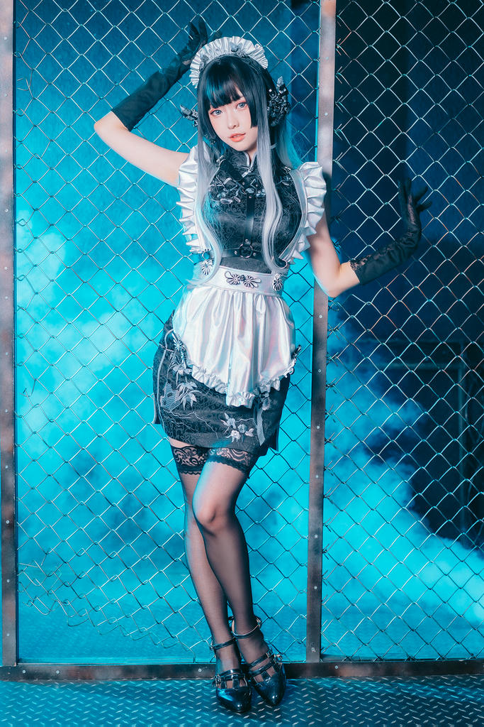 ElyEE子 NO.131 賽博女仆Melanite黑榴石[30P-102.6M]_第1集