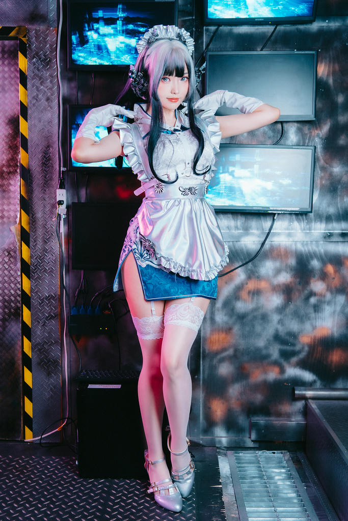 ElyEE子 NO.133 賽博女僕 Violane青輝石 [28P-88MB]_第1集