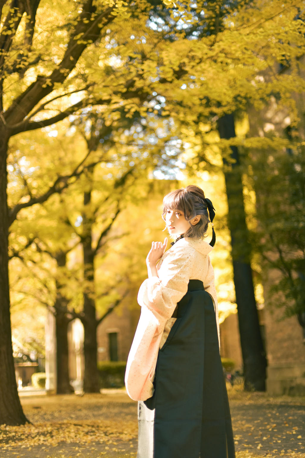 ElyEE子 NO.137 23年11月订阅 [82P5V-311MB]-Ginkgo Hakama_第1集