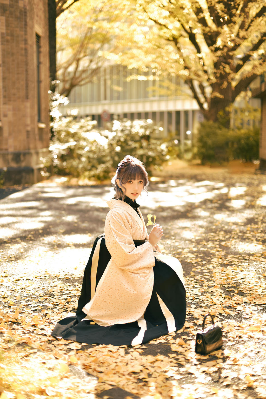 ElyEE子 NO.137 23年11月订阅 [82P5V-311MB]-Ginkgo Hakama_第2集