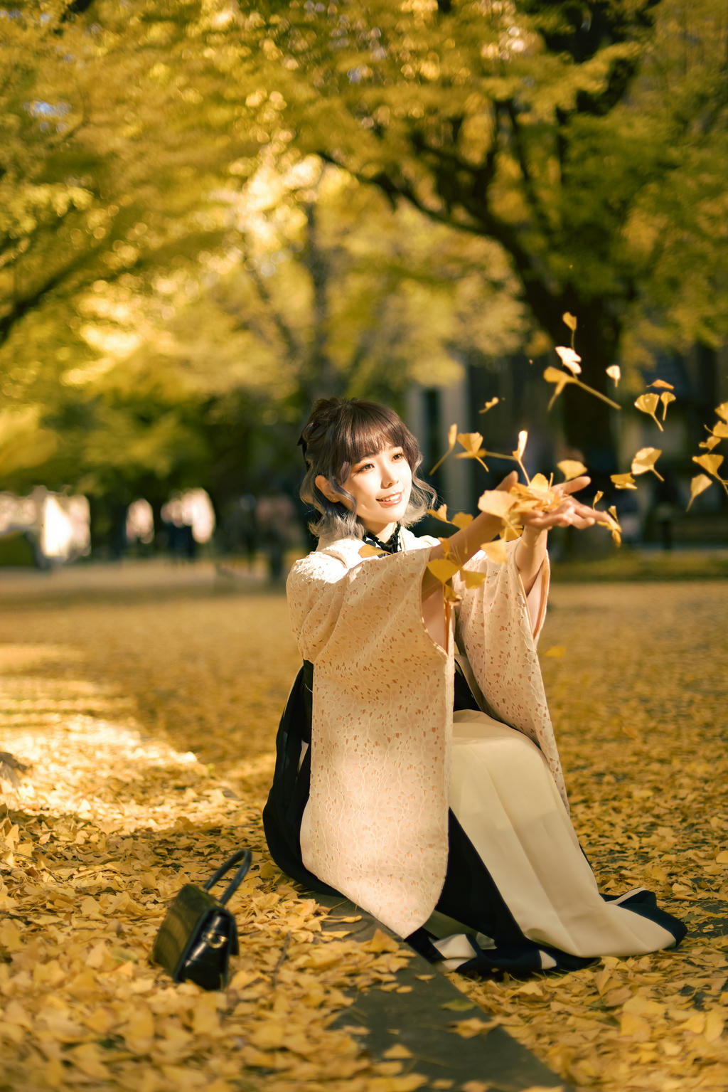 ElyEE子 NO.137 23年11月订阅 [82P5V-311MB]-Ginkgo Hakama_第2集