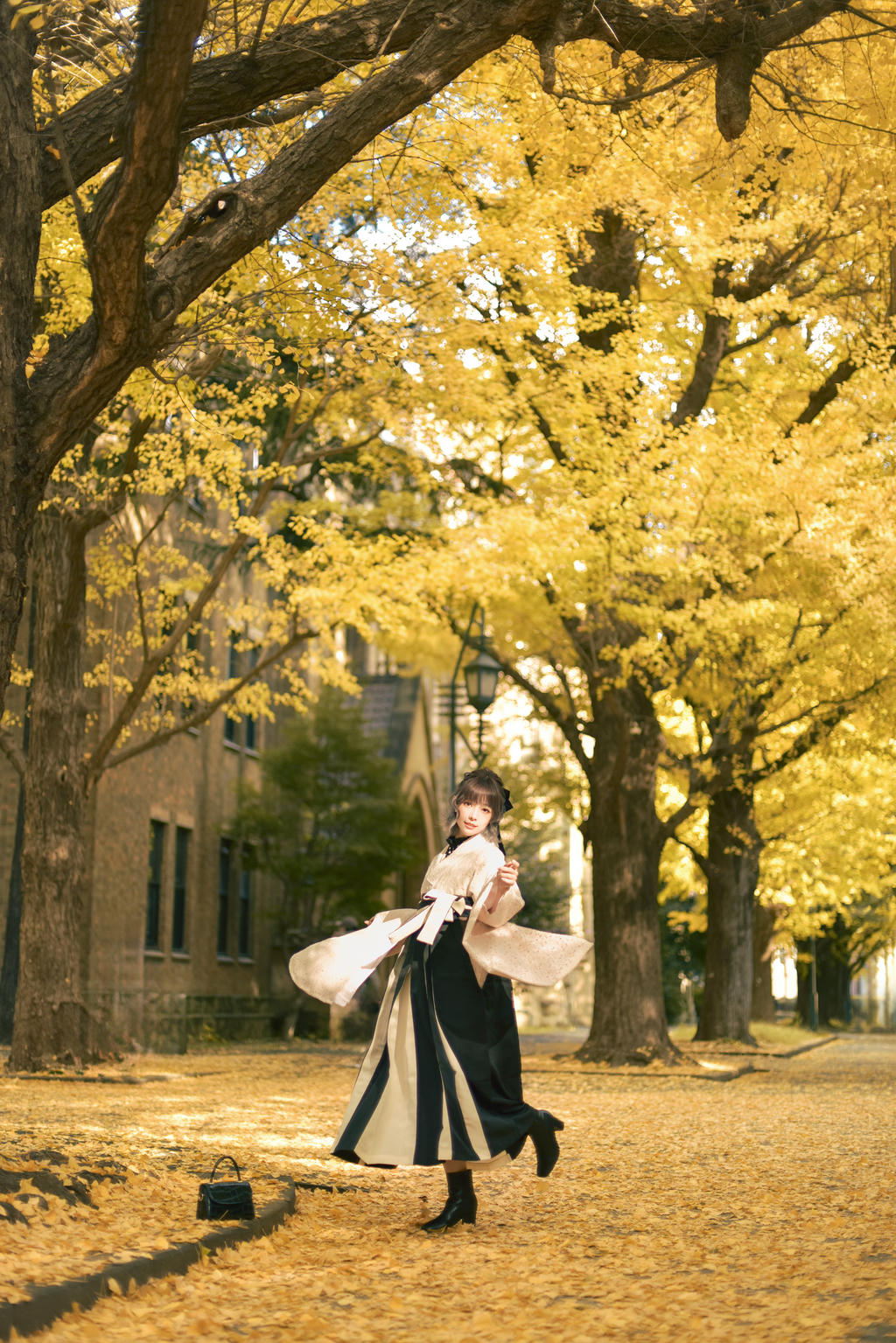 ElyEE子 NO.137 23年11月订阅 [82P5V-311MB]-Ginkgo Hakama_第2集
