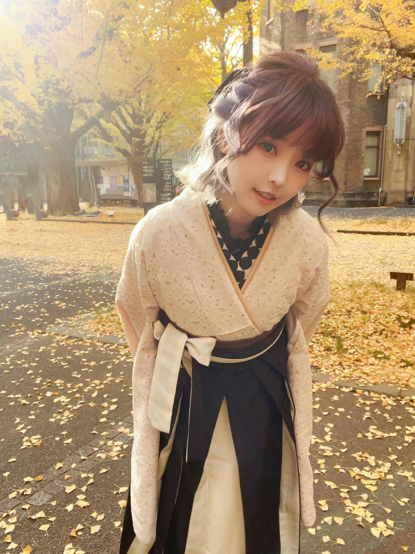 ElyEE子 NO.137 23年11月订阅 [82P5V-311MB]-Ginkgo Hakama_第2集