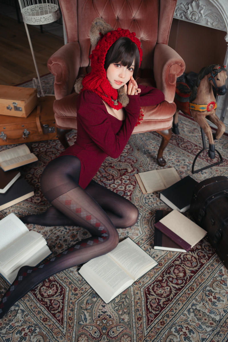 ElyEE子 NO.142 红色 KNITTING[52P-110.2M]_第1集