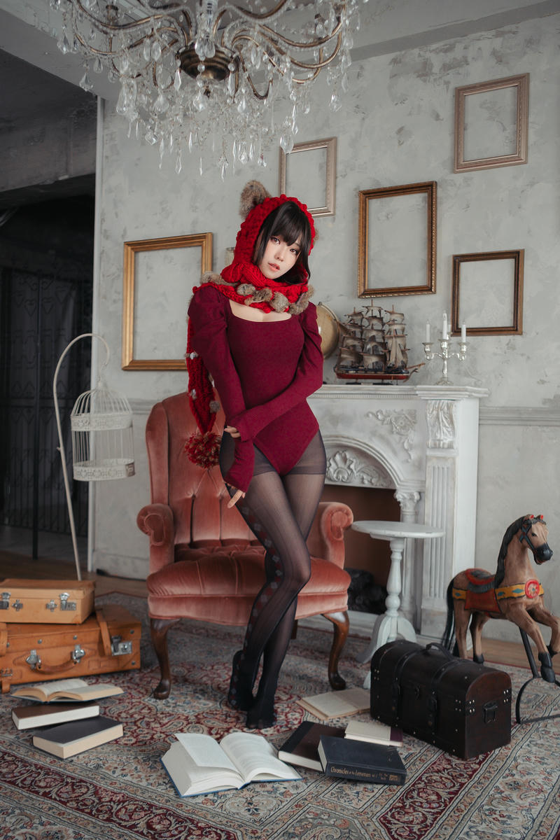 ElyEE子 NO.142 红色 KNITTING[52P-110.2M]_第2集