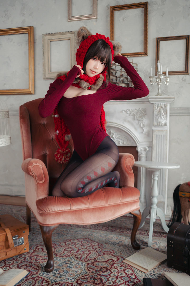 ElyEE子 NO.142 红色 KNITTING[52P-110.2M]_第2集
