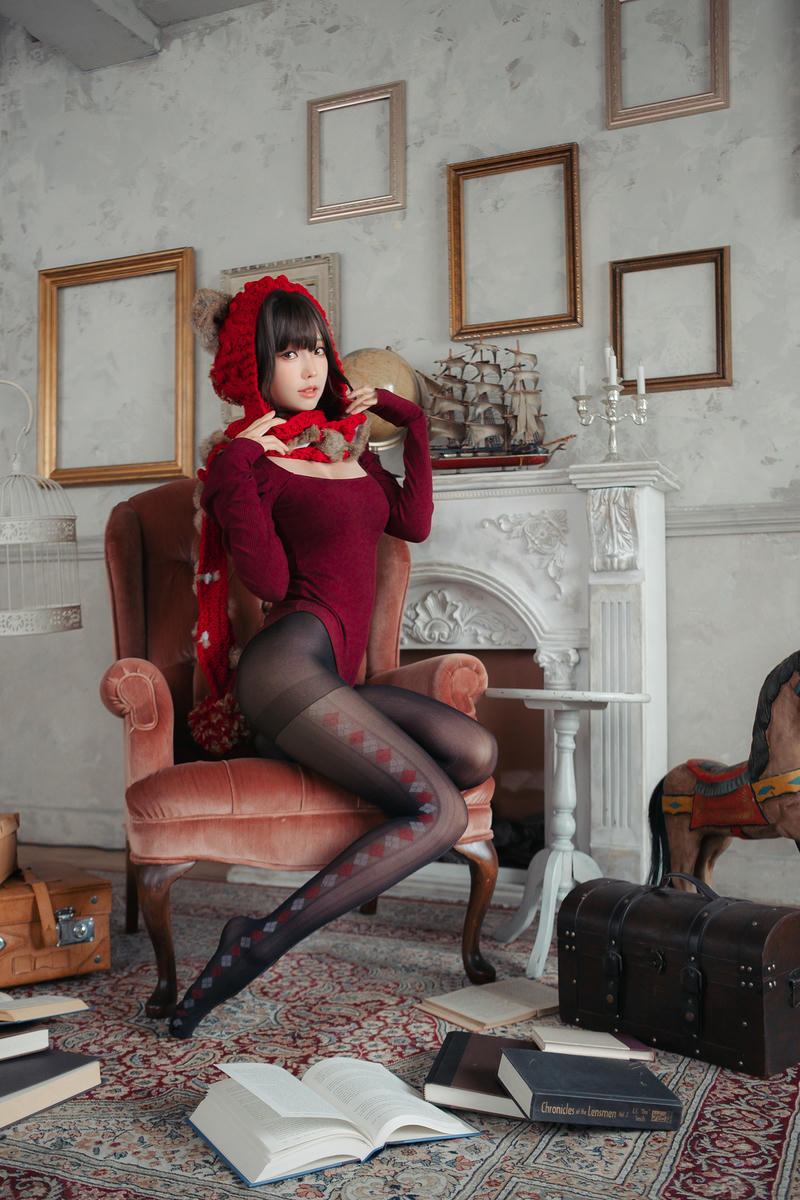 ElyEE子 NO.142 红色 KNITTING[52P-110.2M]_第3集