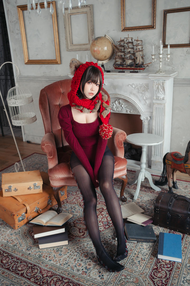 ElyEE子 NO.142 红色 KNITTING[52P-110.2M]_第3集