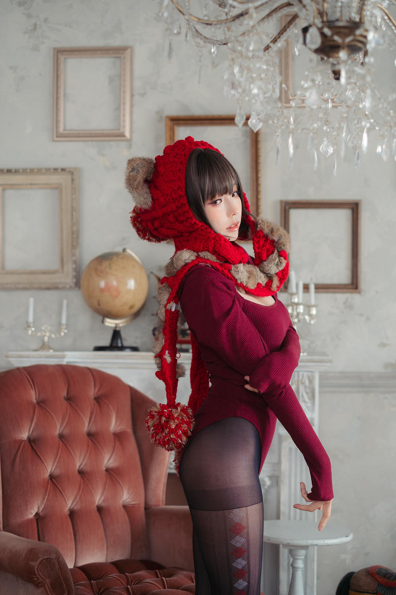 ElyEE子 NO.142 红色 KNITTING[52P-110.2M]_第1集