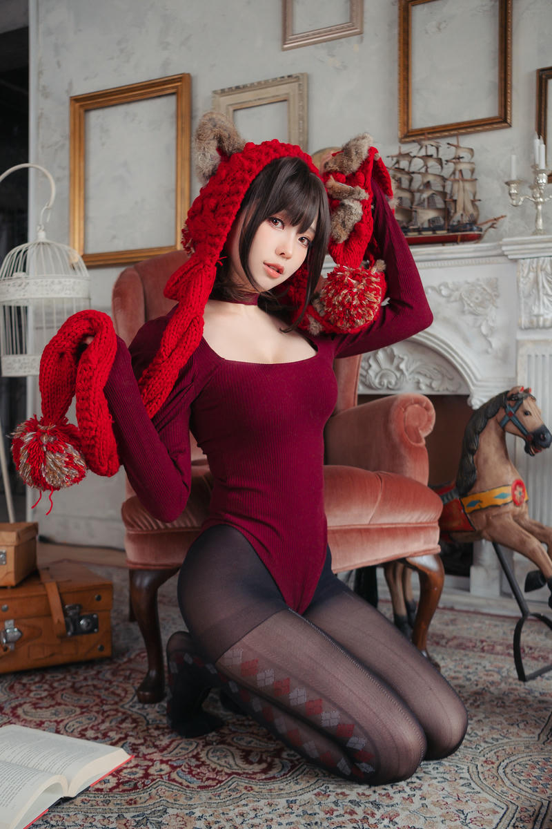 ElyEE子 NO.142 红色 KNITTING[52P-110.2M]_第3集