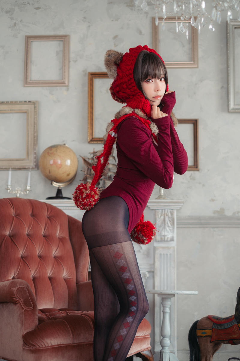 ElyEE子 NO.142 红色 KNITTING[52P-110.2M]_第1集