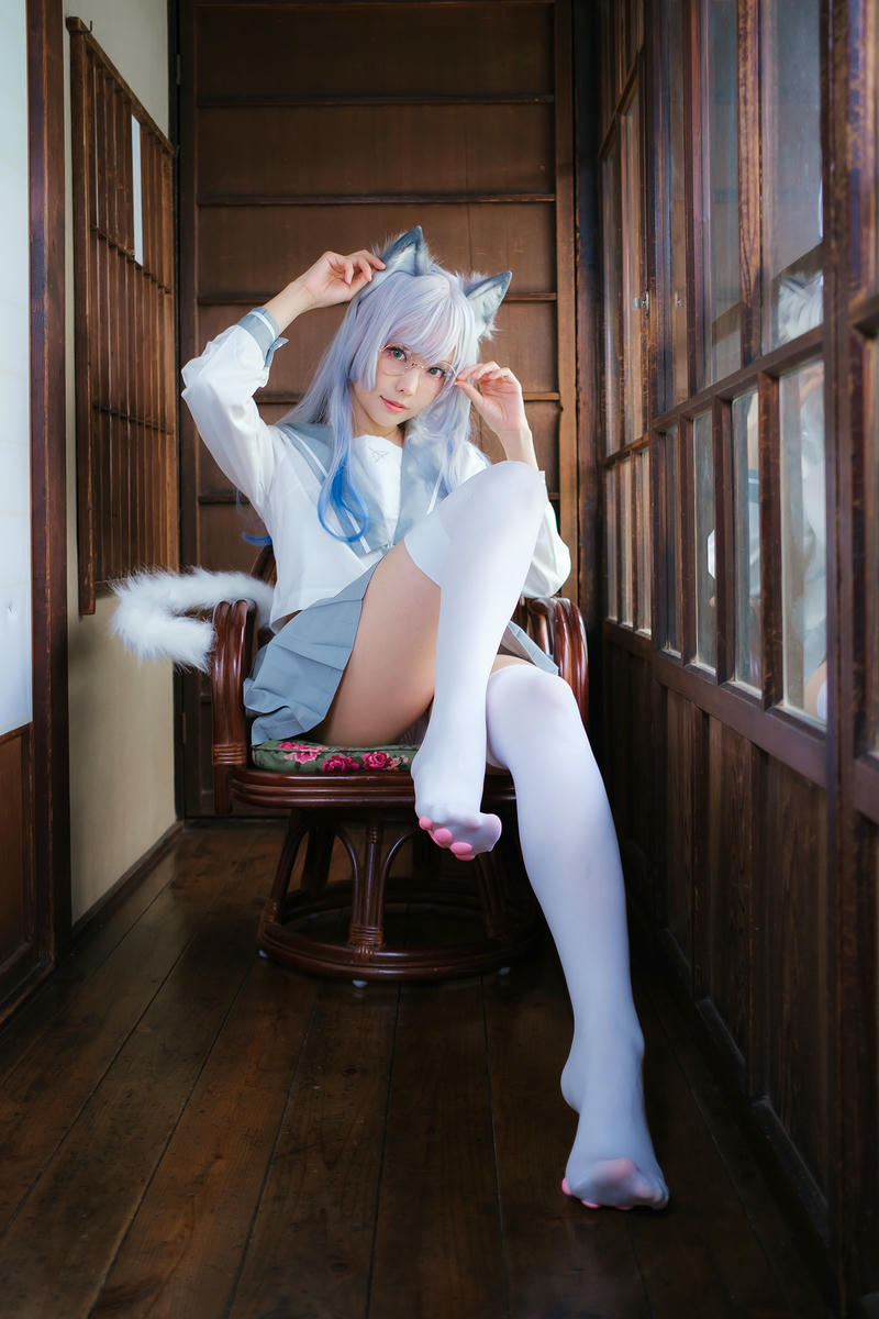 ElyEE子 NO.143 April-Tier 3 [113P5V 424MB]-B.Veranda White Cat緣廊白貓_第1集