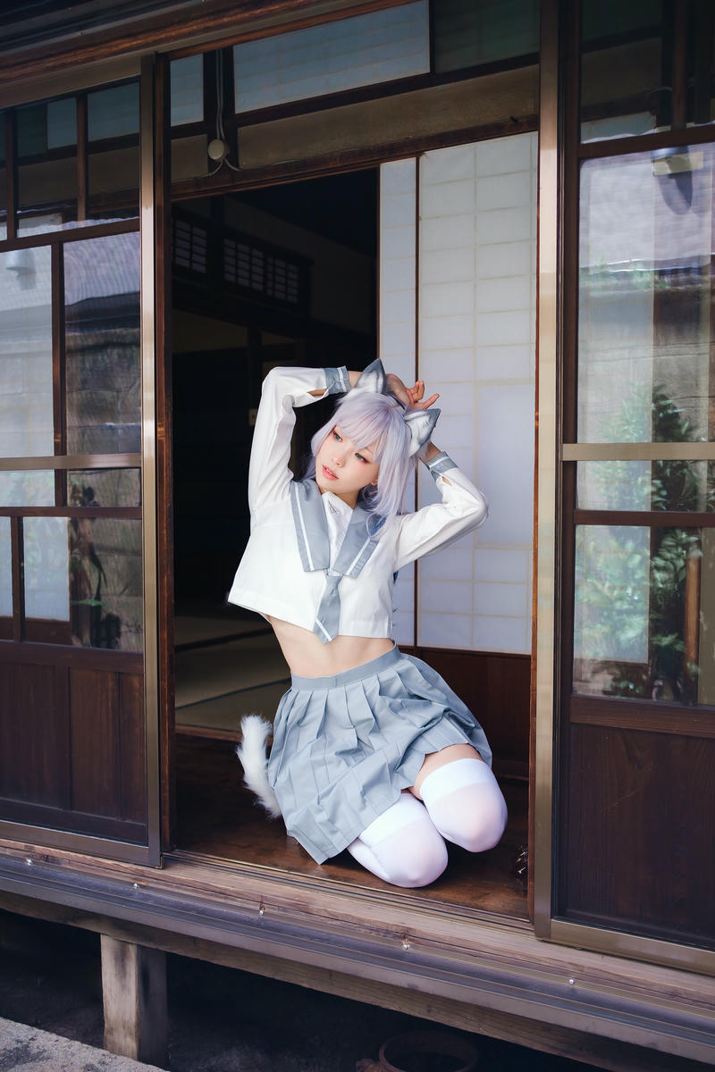 ElyEE子 NO.143 April-Tier 3 [113P5V 424MB]-B.Veranda White Cat緣廊白貓_第2集
