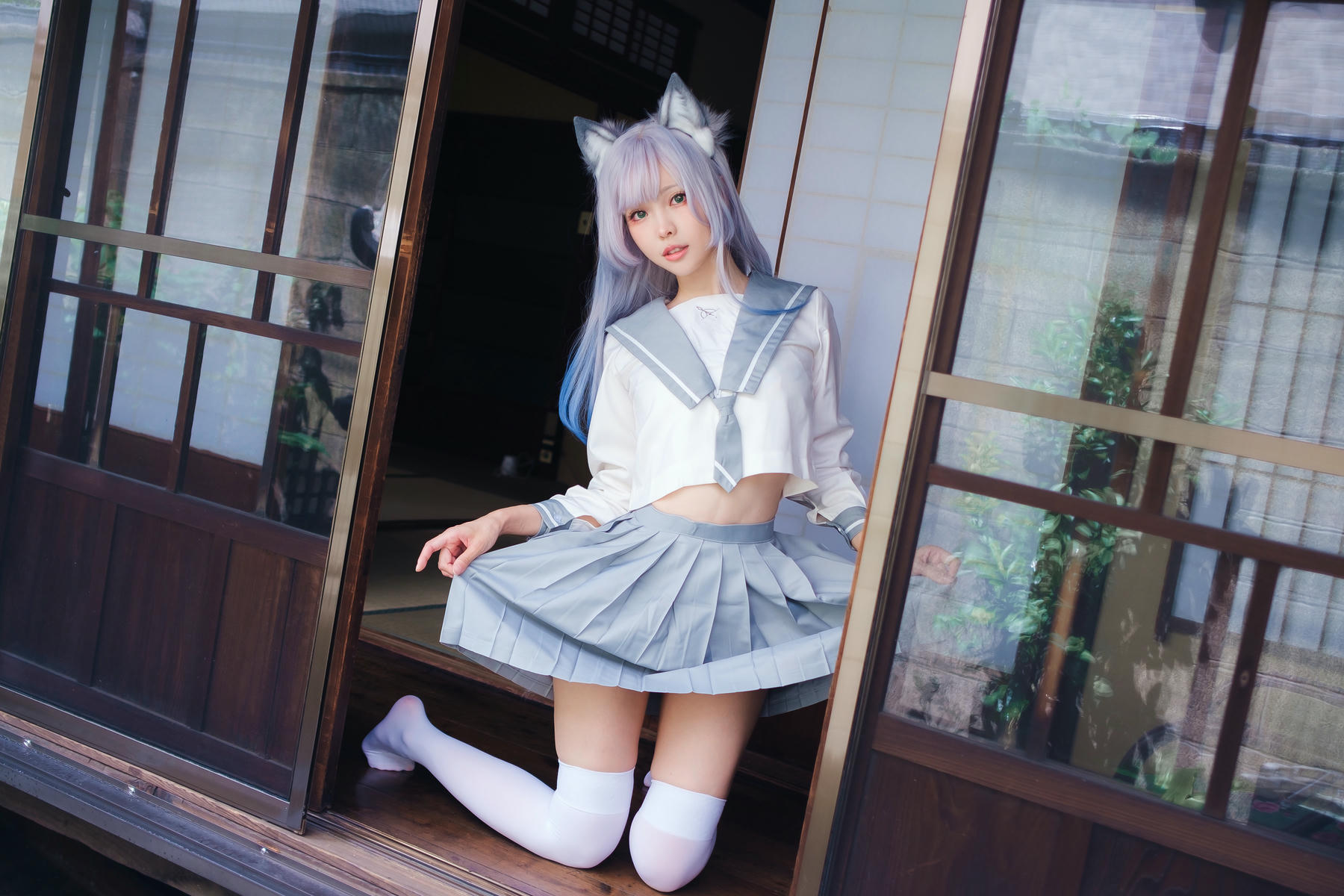 ElyEE子 NO.143 April-Tier 3 [113P5V 424MB]-B.Veranda White Cat緣廊白貓_第2集