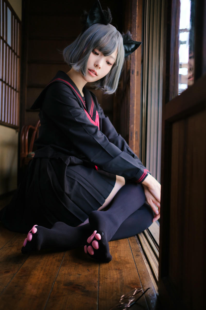 ElyEE子 NO.143 April-Tier 3 [113P5V 424MB]-C.Veranda Black Cat緣廊黑貓_第1集