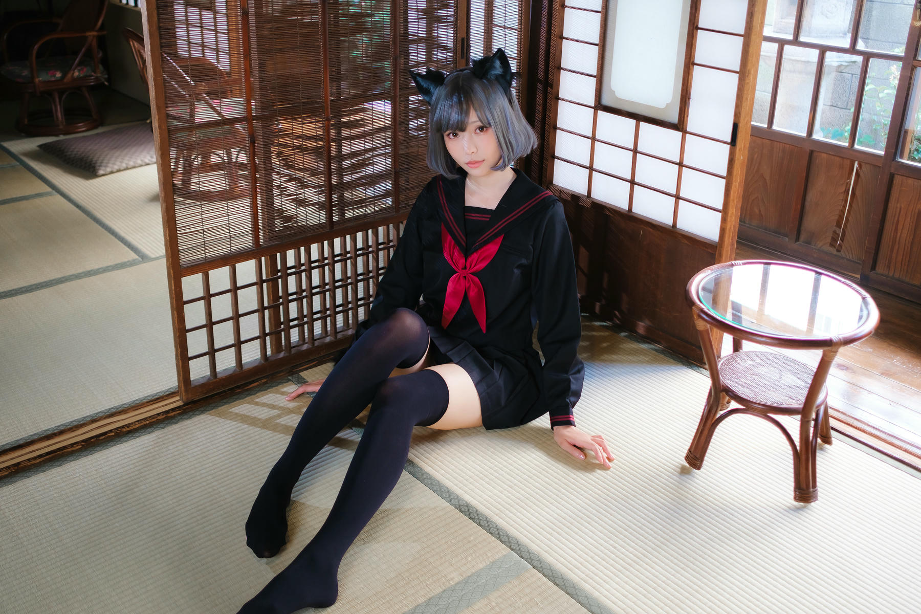 ElyEE子 NO.143 April-Tier 3 [113P5V 424MB]-C.Veranda Black Cat緣廊黑貓_第1集