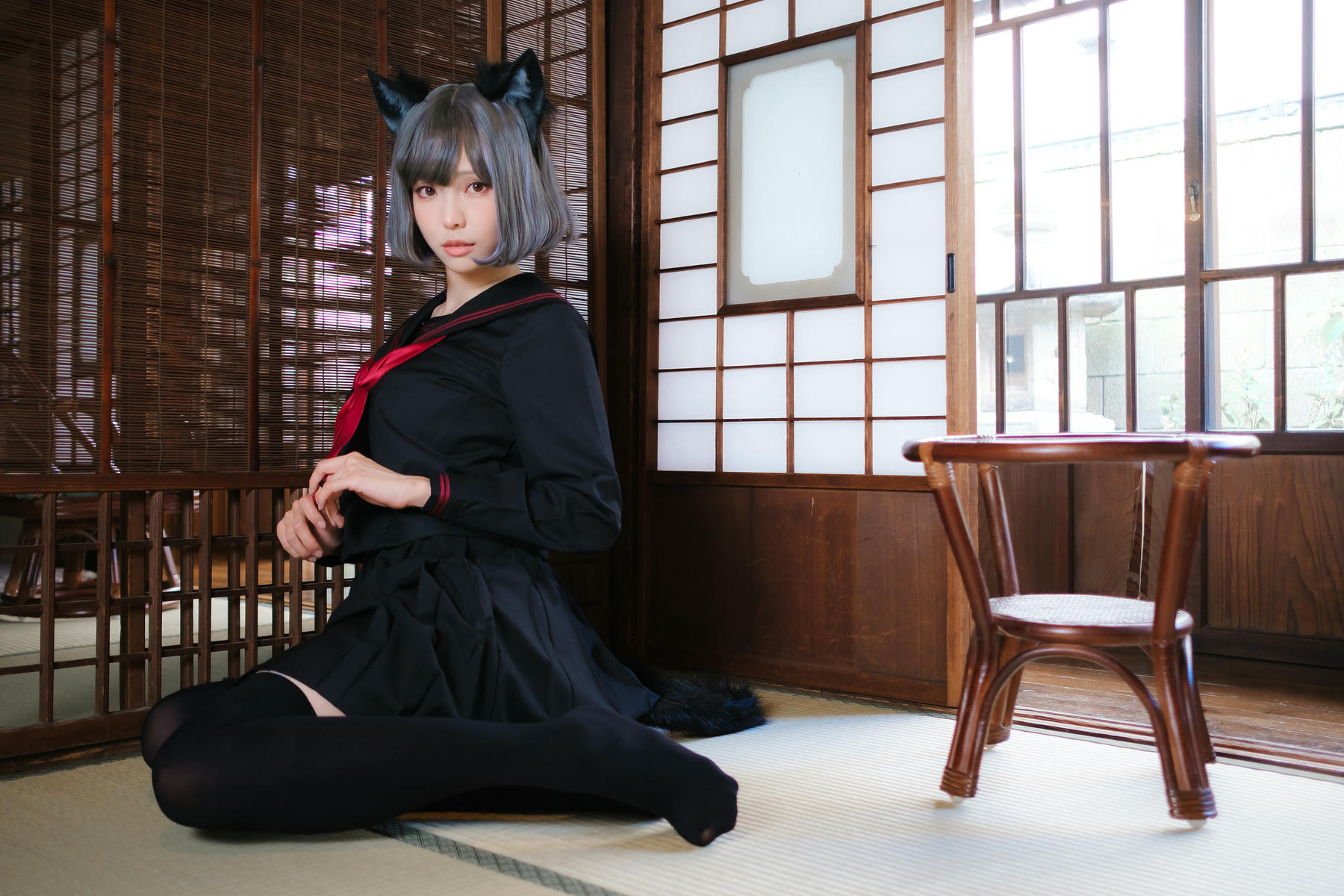 ElyEE子 NO.143 April-Tier 3 [113P5V 424MB]-C.Veranda Black Cat緣廊黑貓_第1集