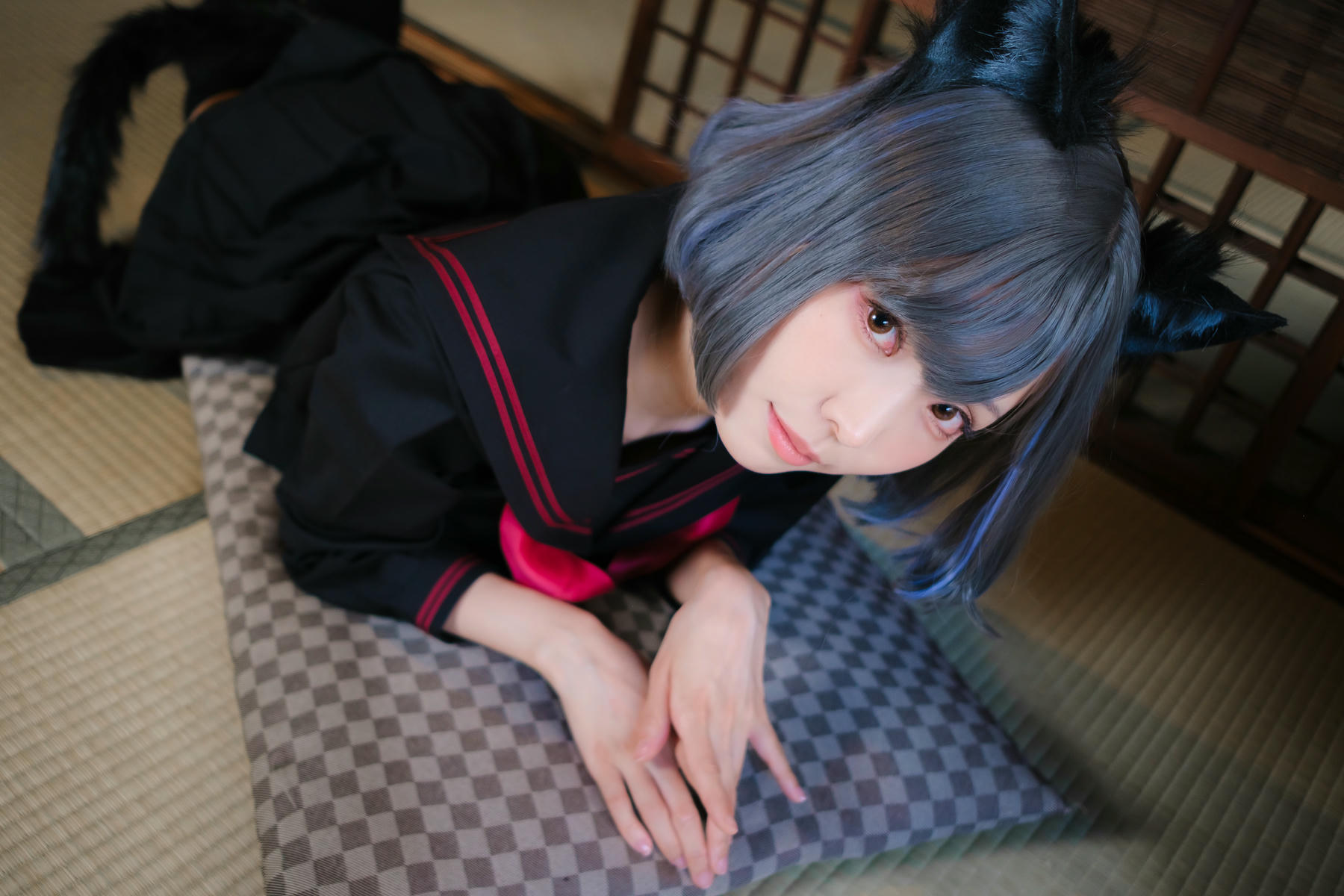 ElyEE子 NO.143 April-Tier 3 [113P5V 424MB]-C.Veranda Black Cat緣廊黑貓_第1集