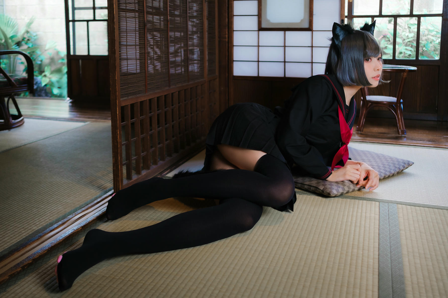 ElyEE子 NO.143 April-Tier 3 [113P5V 424MB]-C.Veranda Black Cat緣廊黑貓_第2集