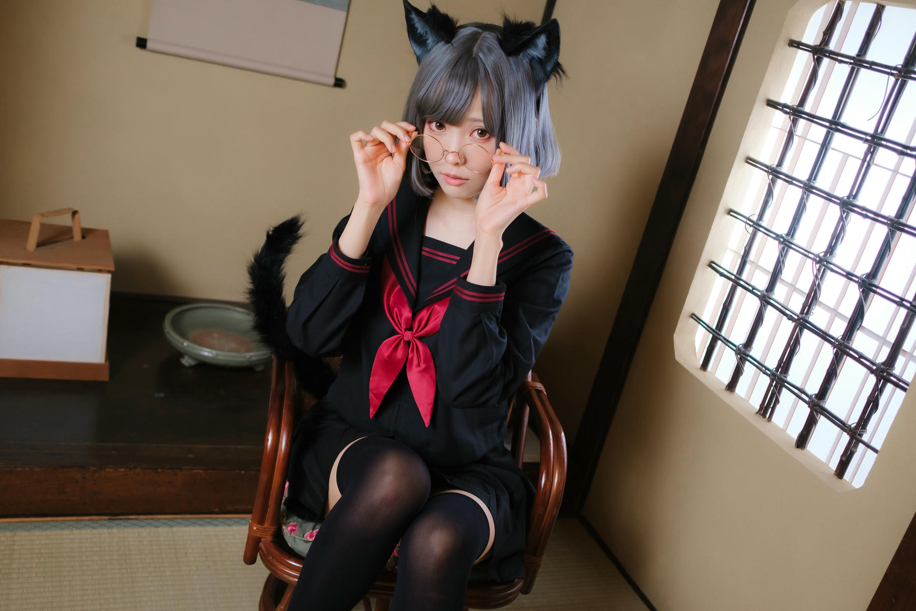 ElyEE子 NO.143 April-Tier 3 [113P5V 424MB]-C.Veranda Black Cat緣廊黑貓_第2集