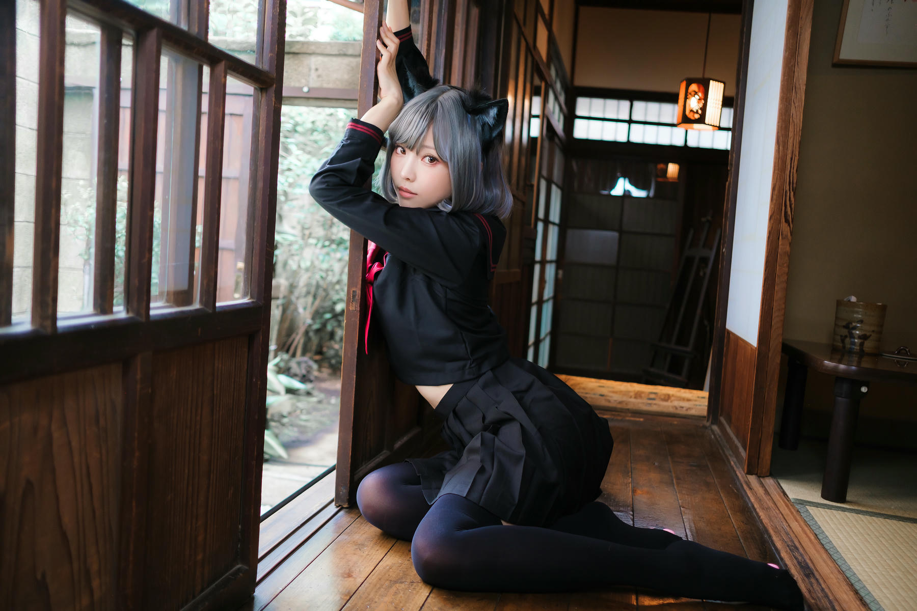 ElyEE子 NO.143 April-Tier 3 [113P5V 424MB]-C.Veranda Black Cat緣廊黑貓_第2集
