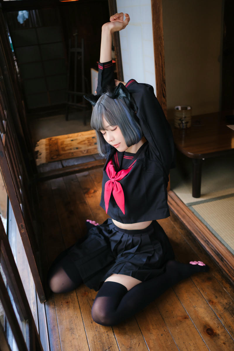 ElyEE子 NO.143 April-Tier 3 [113P5V 424MB]-C.Veranda Black Cat緣廊黑貓_第2集