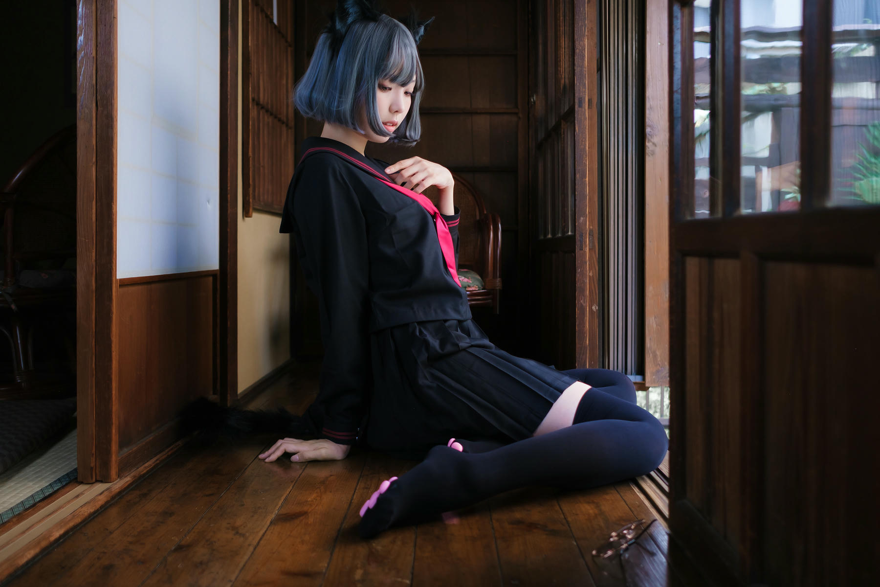 ElyEE子 NO.143 April-Tier 3 [113P5V 424MB]-C.Veranda Black Cat緣廊黑貓_第1集