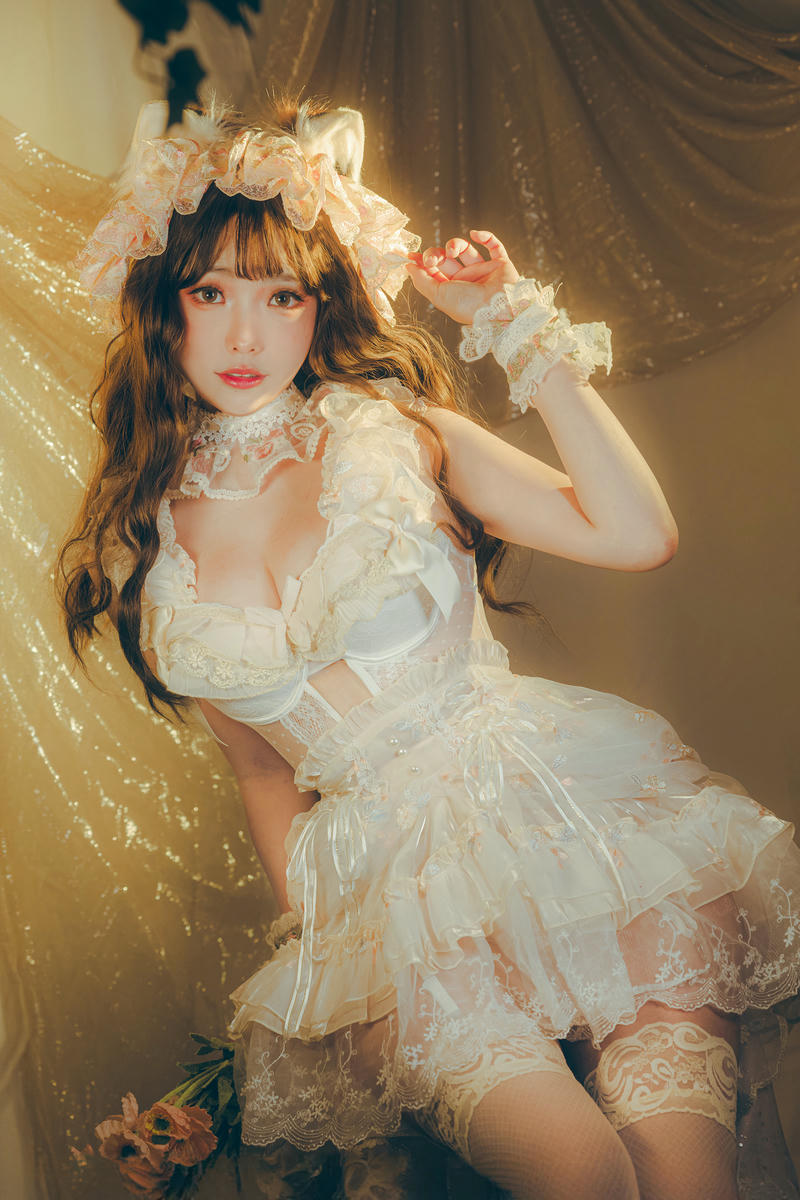 ElyEE子 NO.145 May-Tier 3 [70P 188MB]-C.Red panda~Lingerie小熊貓古典蕾絲_第2集