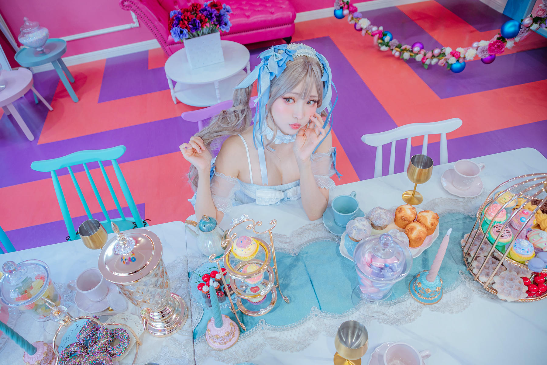 ElyEE子 NO.151 July-Tier 3 B.Blue Ribbon Sweets藍絲帶甜點 [26P3V-100MB]_第1集