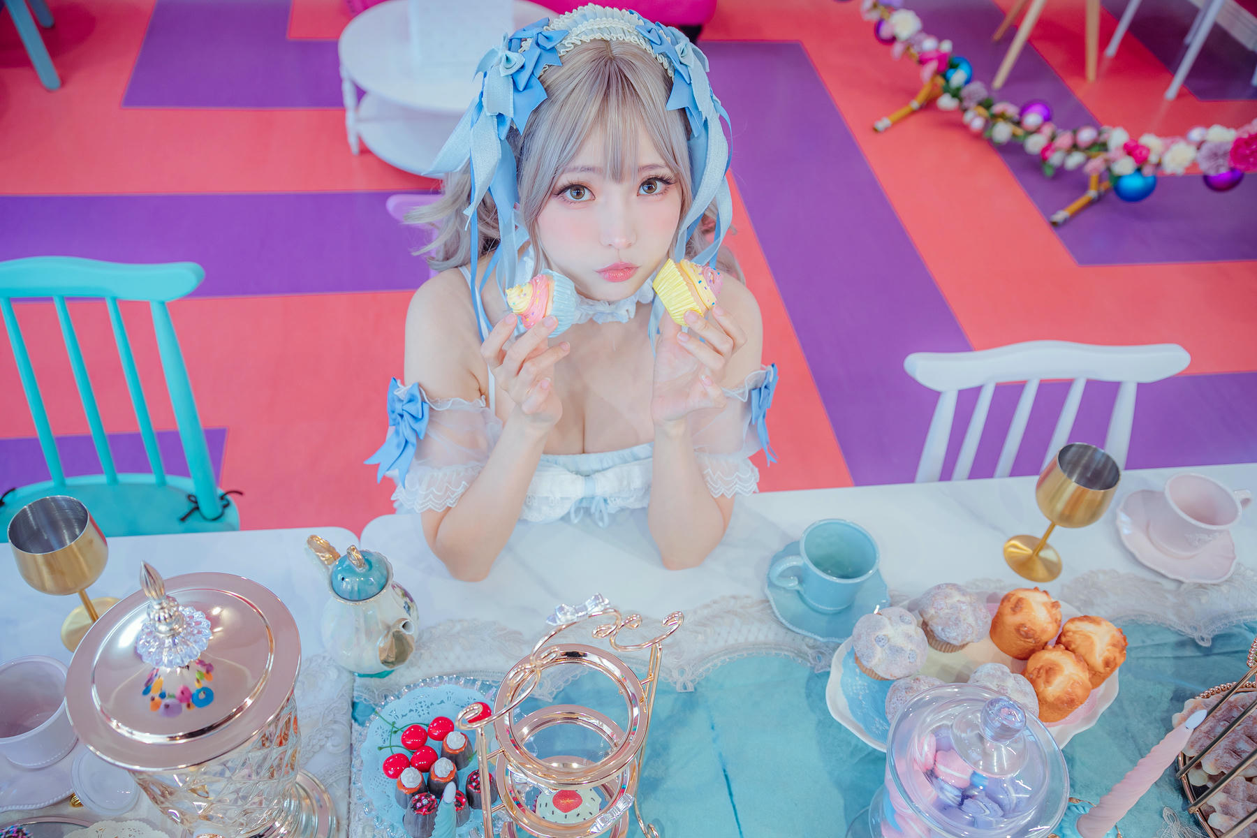 ElyEE子 NO.151 July-Tier 3 B.Blue Ribbon Sweets藍絲帶甜點 [26P3V-100MB]_第1集