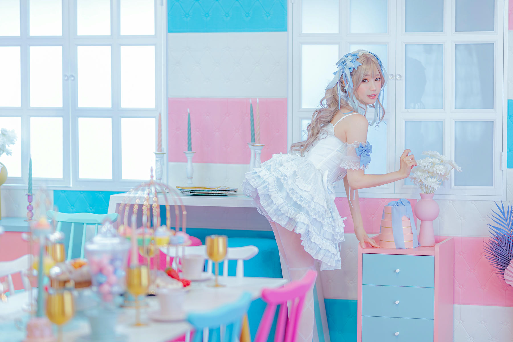 ElyEE子 NO.151 July-Tier 3 B.Blue Ribbon Sweets藍絲帶甜點 [26P3V-100MB]_第2集