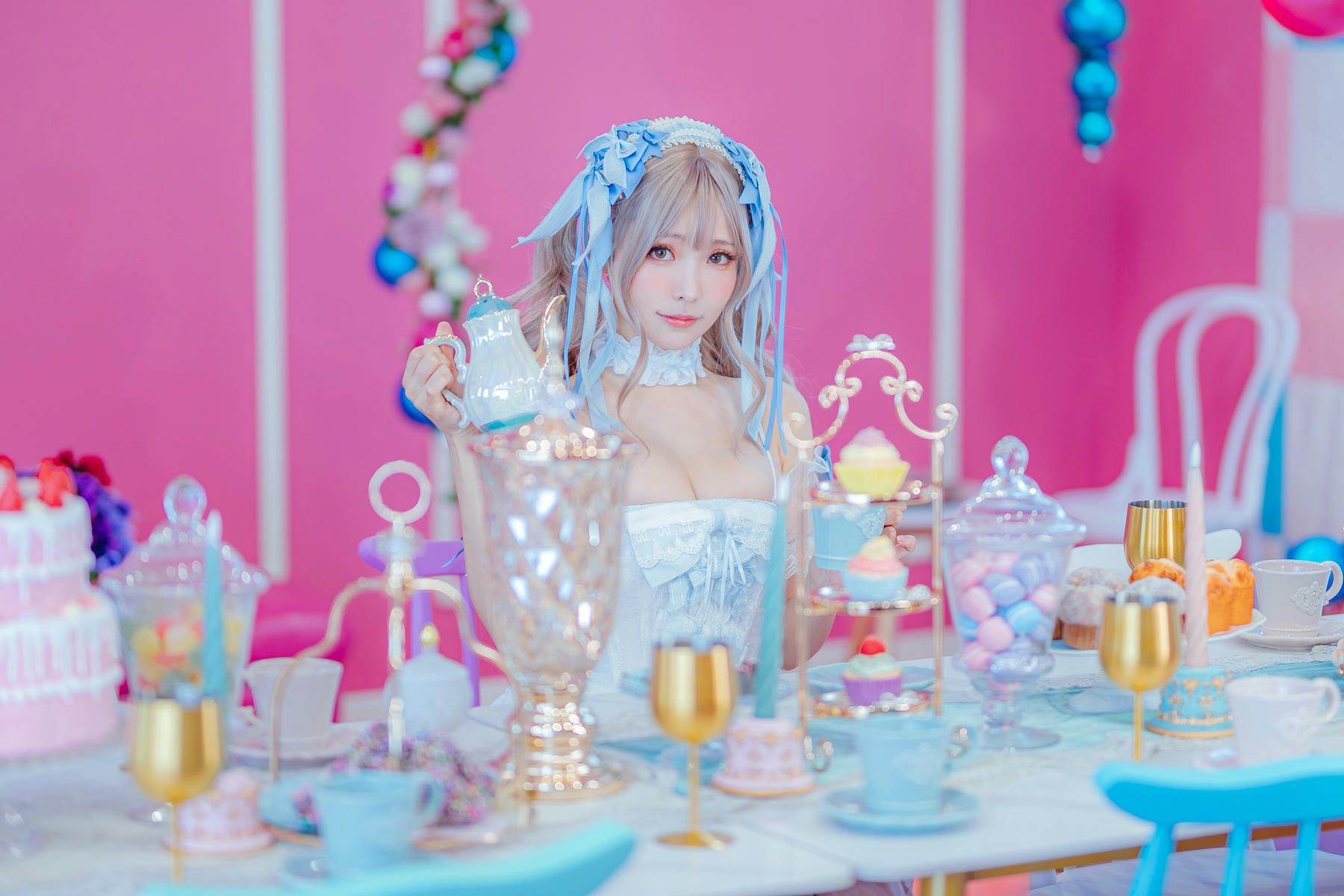 ElyEE子 NO.151 July-Tier 3 B.Blue Ribbon Sweets藍絲帶甜點 [26P3V-100MB]_第1集