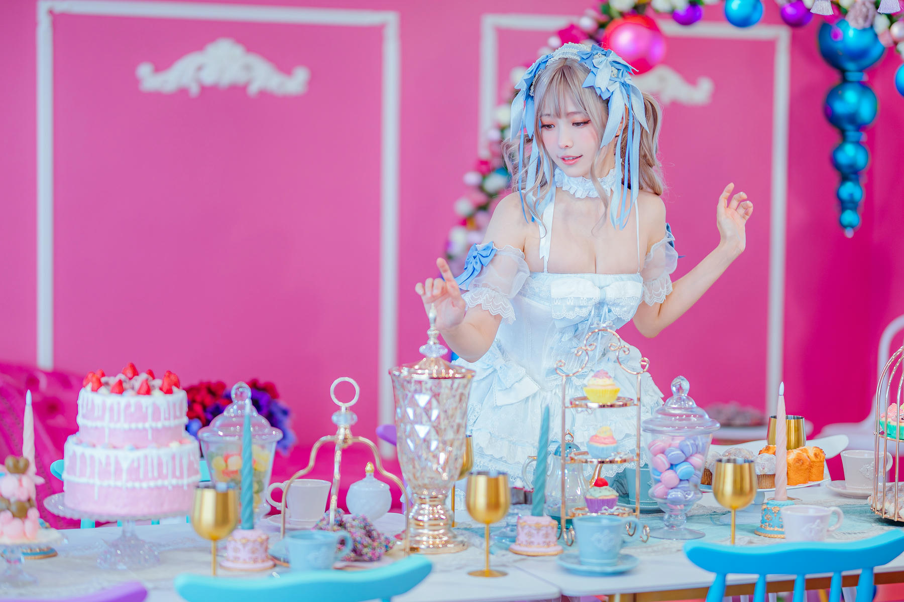 ElyEE子 NO.151 July-Tier 3 B.Blue Ribbon Sweets藍絲帶甜點 [26P3V-100MB]_第1集