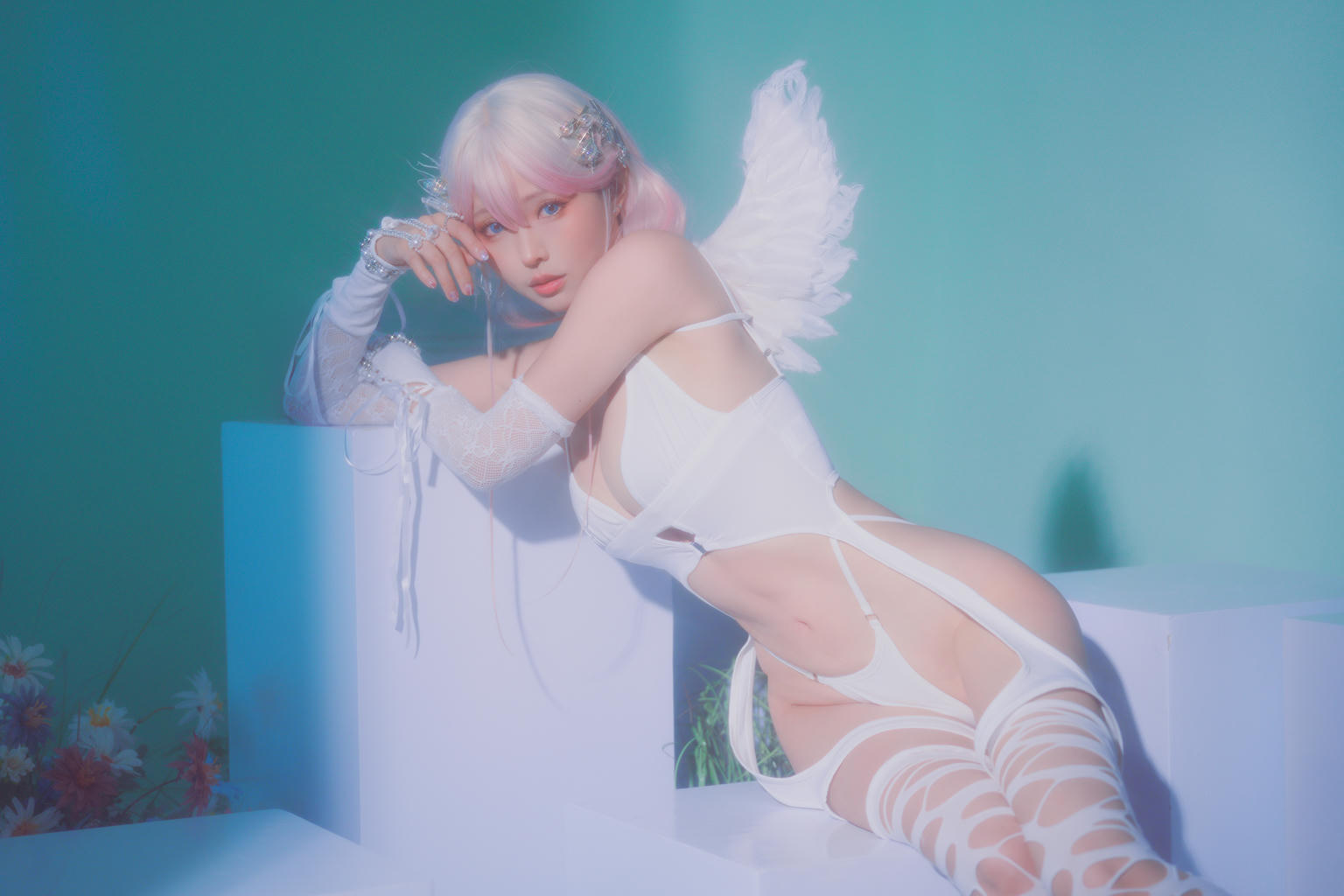 ElyEE子 NO.156 2024年10月订阅 (1／3套) Plant Angel植天使[36P-1V-95.9M]_第2集