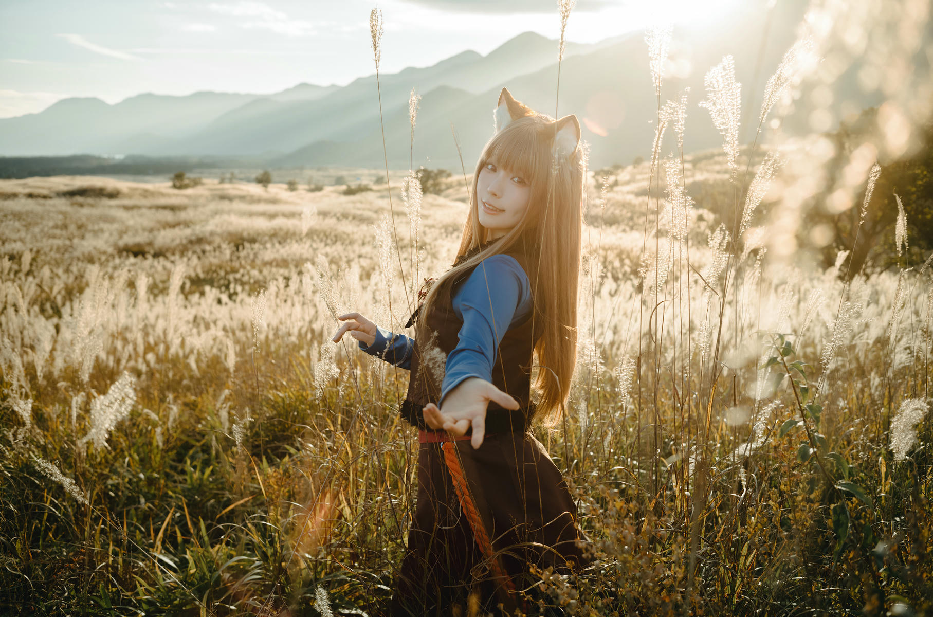 ElyEE子 NO.160 2024年12月订阅 (3套)[129P7V 552M]-B-Soft Glow狼與暖陽 [52P 1V]_第2集