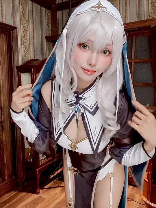 ElyEE子 NO.164 Shirogane noel~Nun [27P13V 206MB]_第1集