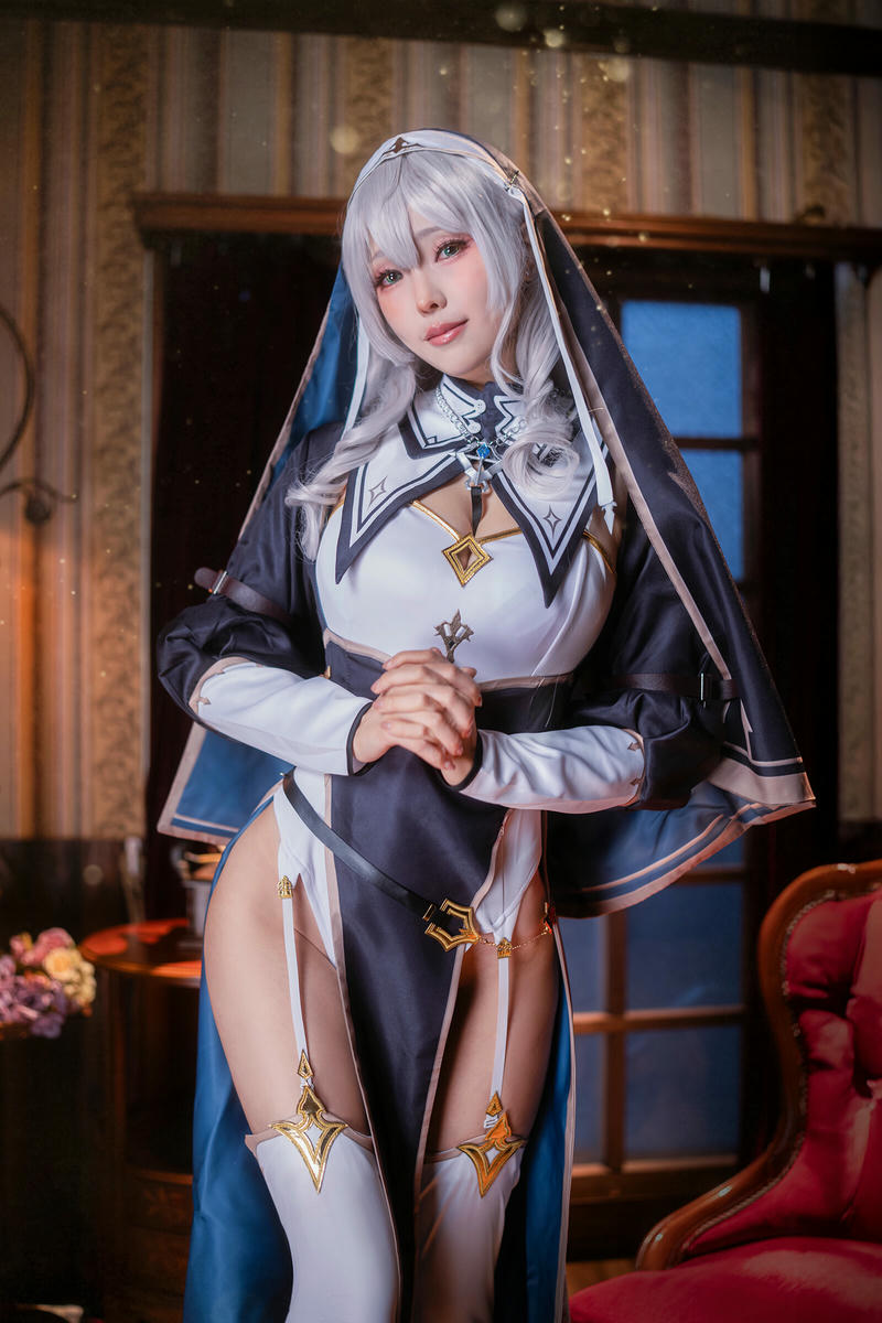 ElyEE子 NO.164 Shirogane noel~Nun [27P13V 206MB]_第1集