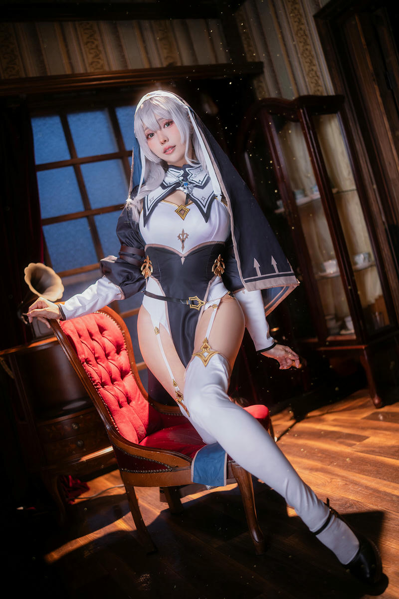 ElyEE子 NO.164 Shirogane noel~Nun [27P13V 206MB]_第1集