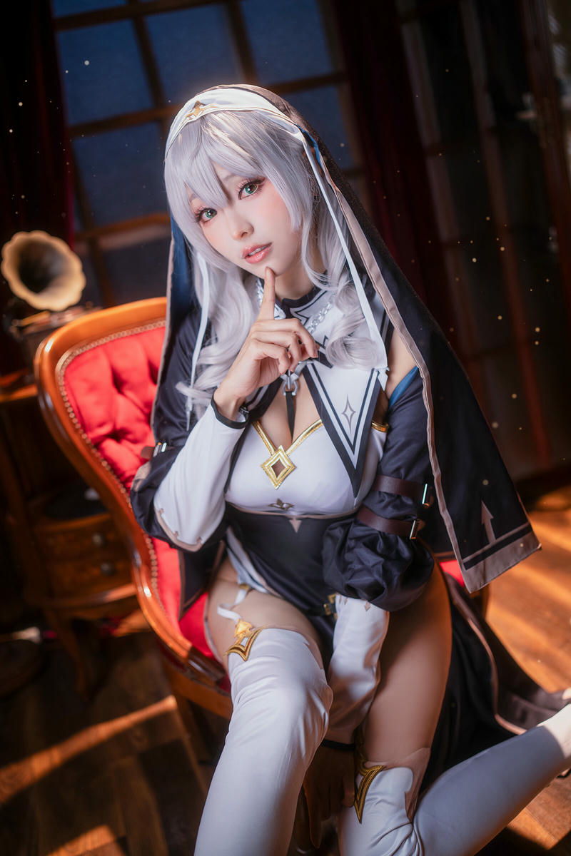 ElyEE子 NO.164 Shirogane noel~Nun [27P13V 206MB]_第1集