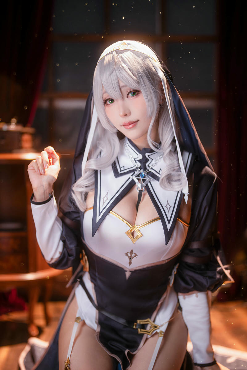 ElyEE子 NO.164 Shirogane noel~Nun [27P13V 206MB]_第2集