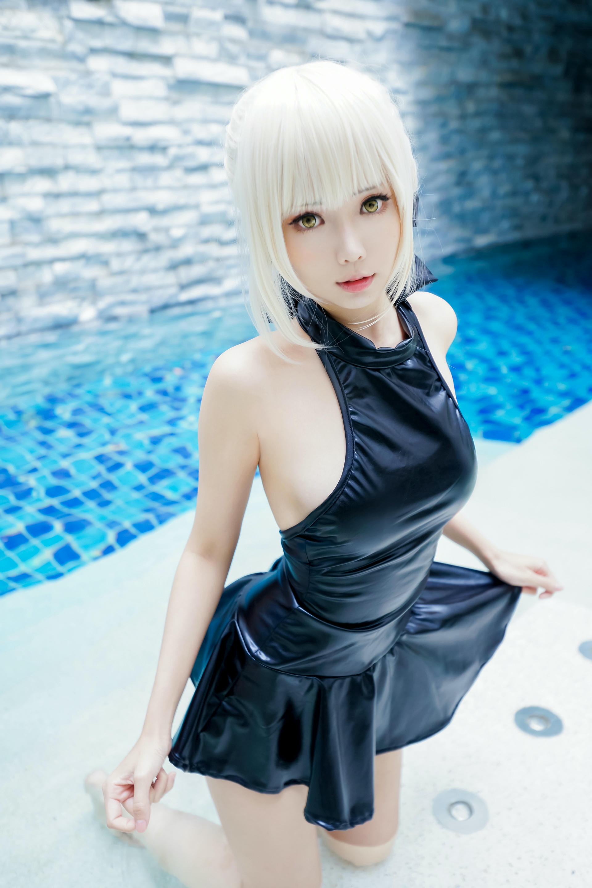 ElyEE子 NO.037 黑皮泳裙 [15P 40.88 MB]_第1集