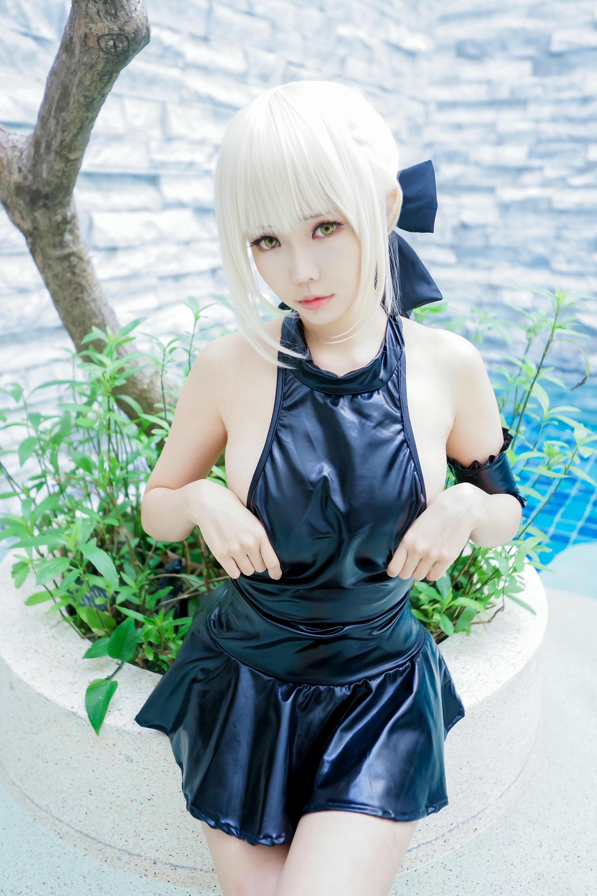 ElyEE子 NO.037 黑皮泳裙 [15P 40.88 MB]_第1集