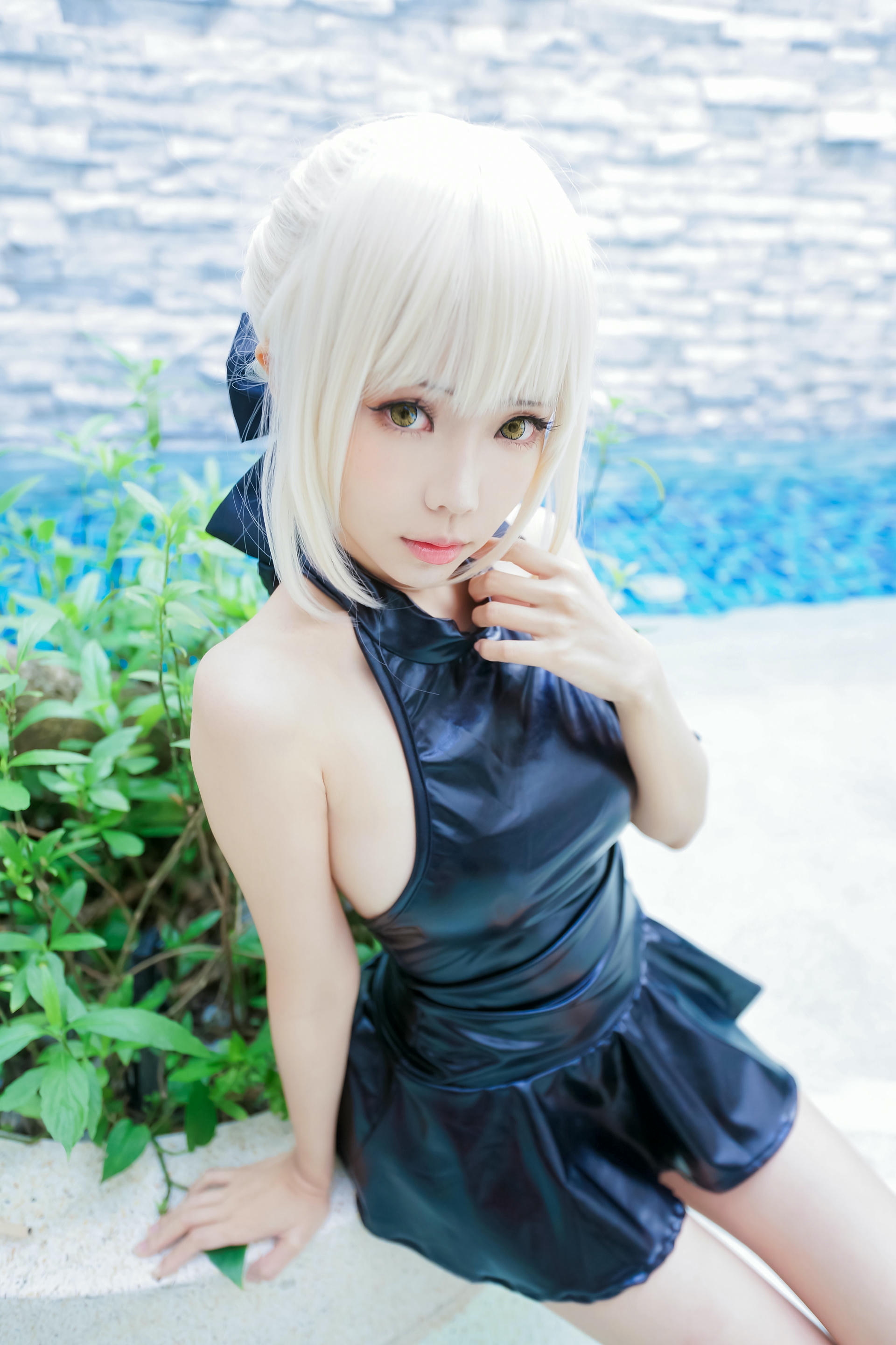 ElyEE子 NO.037 黑皮泳裙 [15P 40.88 MB]_第1集