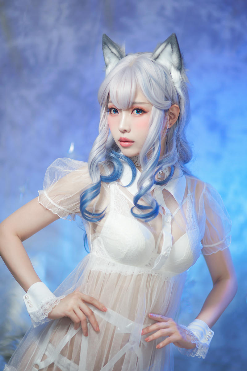 ElyEE子 NO.043 猫耳白丝带 [54P 165.28 MB]_第2集