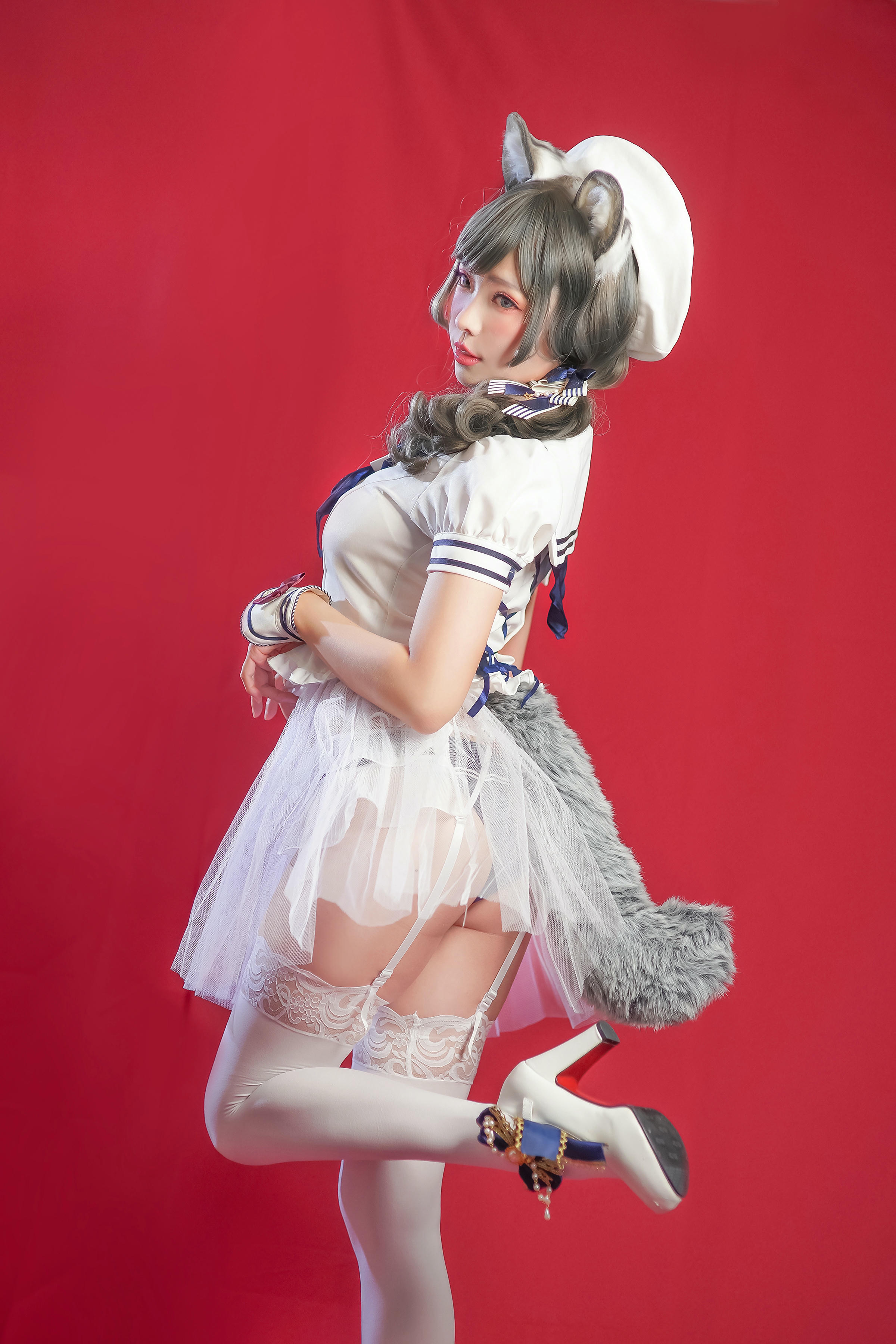 ElyEE子 NO.048 灰太狼-jk [22P 106.32 MB]_第1集
